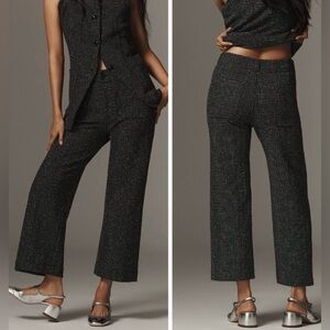 Anthropologie Maeve Tweed Colette Wide Leg Pants